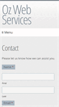 Mobile Screenshot of ozwebservices.com